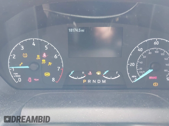 2021 Ford Transit Cargo with VIN 1FTBR1C85MKA66513, listed as a IAAI auction lot 42016528 with 18,174 mi miles and . Bid and sale history available at DreamBid. Image 15.