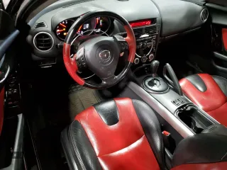 2004 Mazda RX-8 with VIN JM1FE17N240135103, listed as a Copart auction lot 77572594 with 85,089 mi miles and Salvage Title. Bid and sale history available at carsss.com. Image 8.