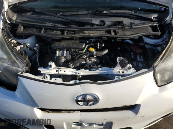 2014 Scion iQ with VIN JTNJJXB01EJ026837, listed as a Copart auction lot 43596385 with 52,826 mi miles and Salvage title. Bid and sale history available at DreamBid. Image 11.