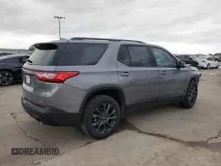 2021 Chevrolet Traverse RS with VIN 1GNERJKW1MJ143226, listed as a Copart auction lot 80538144 with 0 mi miles and Salvage Title. Bid and sale history available at carsss.com. Image 3.