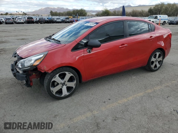 2012 Kia Rio LX with VIN KNADM4A31C6041886, listed as a Copart auction lot 49116205 with 160,011 mi miles and Salvage Title. Bid and sale history available at carsss.com. Image 1.