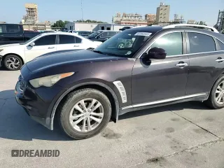 2010 Infiniti FX with VIN JN8AS1MW9AM856785, listed as a Copart auction lot 63583555 with 241,400 mi miles and Salvage title. Bid and sale history available at DreamBid. Image 14.