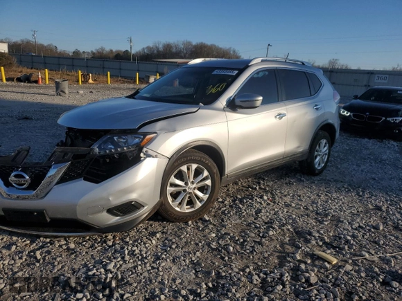 2016 Nissan Rogue SV with VIN KNMAT2MT8GP674488, listed as a Copart auction lot 43393465 with 112,949 mi miles and Salvage Title. Bid and sale history available at carsss.com. Image 1.