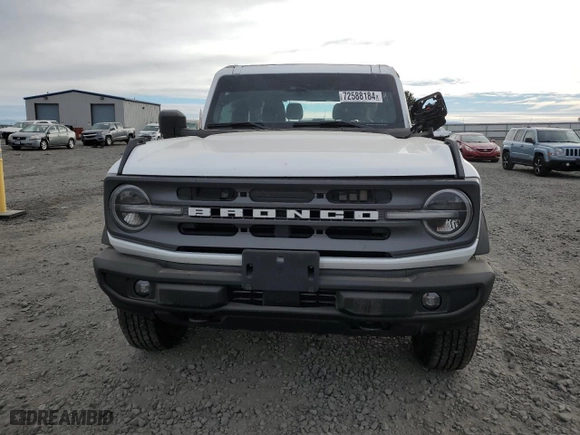 2023 Ford Bronco with VIN 1FMDE5AH7PLC15500, listed as a Copart auction lot 72588184 with 7,975 mi miles and Salvage Title. Bid and sale history available at carsss.com. Image 5.