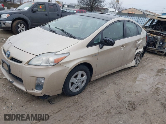 2010 Toyota Prius II with VIN JTDKN3DU1A1291631, listed as a IAAI auction lot 41465573 with 198,277 mi miles. Bid and sale history available at carsss.com. Image 2.