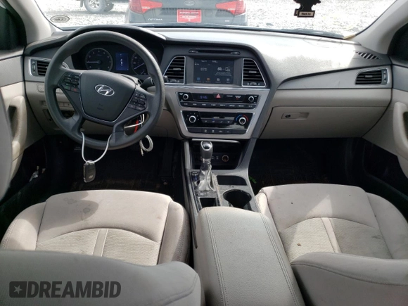 2016 Hyundai Sonata SE with VIN 5NPE24AF8GH366649, listed as a Copart auction lot 66293453 with 95,268 mi miles and Salvage title. Bid and sale history available at DreamBid. Image 8.