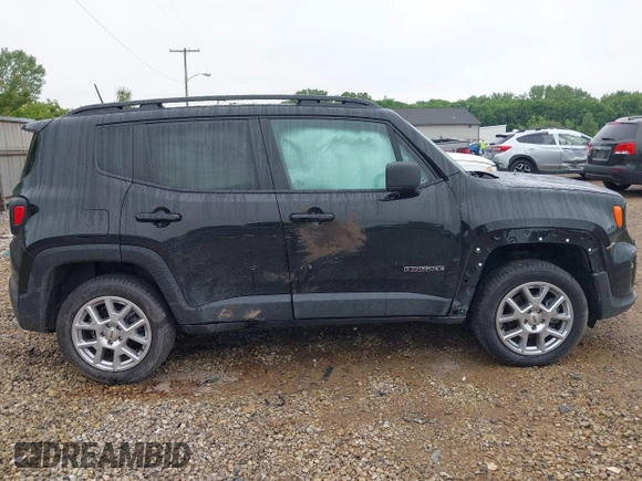 2022 Jeep Renegade Sport with VIN ZACNJDA1XNPN73830, listed as a IAAI auction lot 42362432 with 26,273 mi miles and . Bid and sale history available at DreamBid. Image 13.