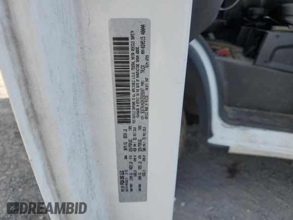 2019 Ram ProMaster Cargo with VIN 3C6TRVAG2KE525347, listed as a Copart auction lot 54296765 with Not Provided miles and Salvage Title. Bid and sale history available at carsss.com. Image 13.