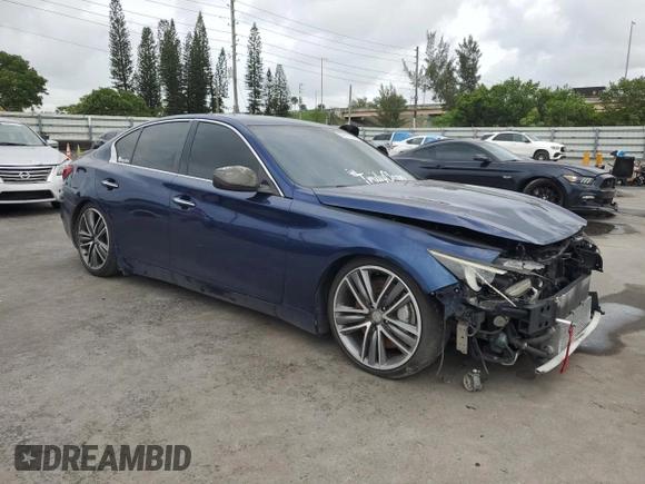 2017 Infiniti Q50 Sport z VIN JN1EV7AP6HM734340, wystawiony jako Copart lot #59717235 z przebiegiem 102 406 mil mil oraz Szkoda całkowita • Salvage title. Historia ofert i sprzedaży dostępna na DreamBid. Obrazek 4.