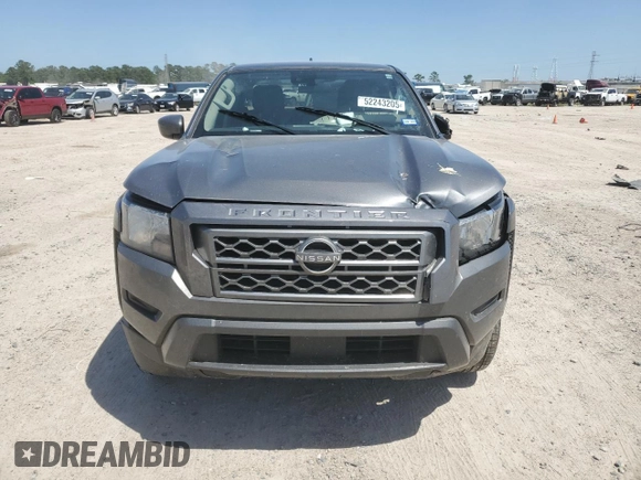 2023 Nissan Frontier SV with VIN 1N6ED1EJ9PN662851, listed as a Copart auction lot 52243205 with 48,708 mi miles and Salvage title. Bid and sale history available at DreamBid. Image 5.