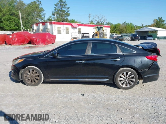 2015 Hyundai Sonata Limited with VIN 5NPE34AFXFH103882, listed as a IAAI auction lot 41946341 with 96,690 mi miles and . Bid and sale history available at carsss.com. Image 14.