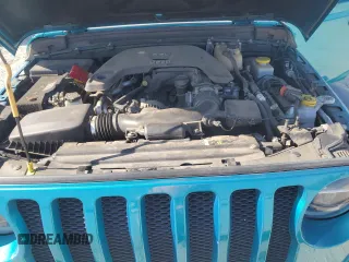2020 Jeep Wrangler Unlimited Sport S with VIN 1C4HJXDG7LW110125, listed as a Copart auction lot 62470755 with 81,594 mi miles and Salvage title. Bid and sale history available at DreamBid. Image 11.