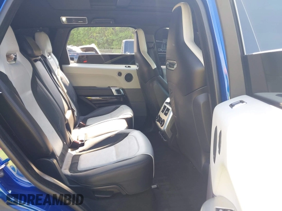 2021 Land Rover Range Rover Sport SVR with VIN SALWZ2RE4MA781110, listed as a IAAI auction lot 42143199 with 26,473 mi miles and . Bid and sale history available at DreamBid. Image 8.