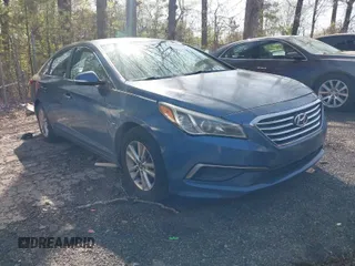 2017 Hyundai Sonata 2.4L with VIN 5NPE24AF1HH570789, listed as a IAAI auction lot 41921345 with 107,480 mi miles and . Bid and sale history available at carsss.com. Image 1.