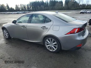 2014 Lexus IS 250 with VIN JTHBF1D21E5032098, listed as a Copart auction lot 50249285 with 81,821 mi miles and Salvage Title. Bid and sale history available at DreamBid. Image 2.