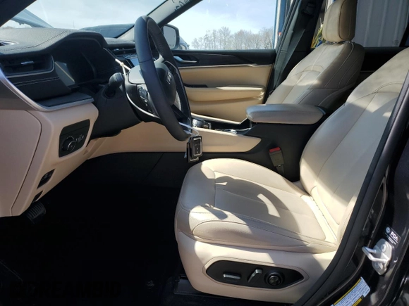 2023 Jeep Grand Cherokee Limited with VIN 1C4RJHBG4PC673234, listed as a Copart auction lot 54026265 with 34,043 mi miles and Salvage title. Bid and sale history available at DreamBid. Image 7.