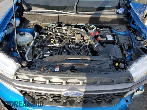 2022 Ford Maverick XL with VIN 3FTTW8E9XNRA77225, listed as a Copart auction lot 42162615 with 43,683 mi miles and Salvage Title. Bid and sale history available at DreamBid. Image 11.