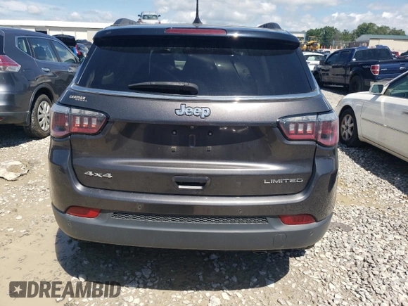 2018 Jeep Compass Limited z VIN 3C4NJDCBXJT222038, wystawiony jako Copart lot #64373335 z przebiegiem 121 822 mil mil oraz Szkoda całkowita • Salvage title. Historia ofert i sprzedaży dostępna na DreamBid. Obrazek 6.