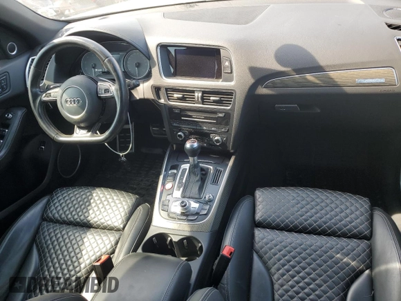 2016 Audi SQ5 Premium Plus with VIN WA1CCAFP3GA091536, listed as a Copart auction lot 69214014 with 73,435 mi miles and Salvage Title. Bid and sale history available at carsss.com. Image 8.