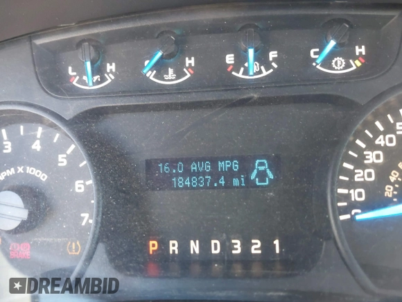 2014 Ford F-150 XL with VIN 1FTFX1CF5EKG23962, listed as a IAAI auction lot 41453430 with 184,837 mi miles. Bid and sale history available at carsss.com. Image 15.