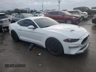 2021 Ford Mustang EcoBoost with VIN 1FA6P8TH0M5137489, listed as a Copart auction lot 69979122 with 11,444 mi miles. Bid and sale history available at carsss.com. Image 4.
