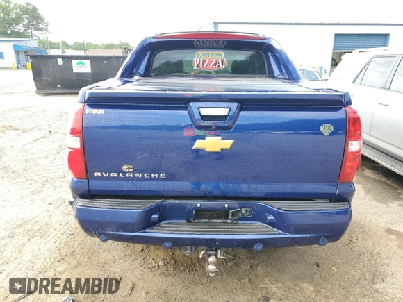 2013 Chevrolet Avalanche LT with VIN 3GNMCFE05DG160033, listed as a Copart auction lot 52668094 with 210,576 mi miles and Salvage Title. Bid and sale history available at DreamBid. Image 6.