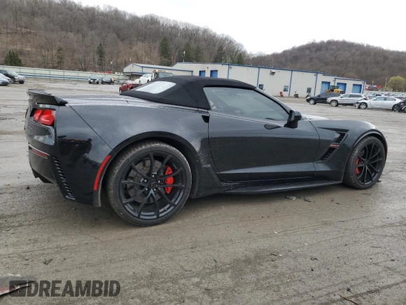 2019 Chevrolet Corvette Grand Sport 2LT with VIN 1G1YY3D76K5111879, listed as a Copart auction lot 50864125 with 28,245 mi miles and Salvage Title. Bid and sale history available at carsss.com. Image 3.