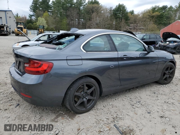 2017 BMW 2 Series 230i xDrive with VIN WBA2H9C34H7A25725, listed as a Copart auction lot 52499874 with 144,273 mi miles. Bid and sale history available at carsss.com. Image 3.