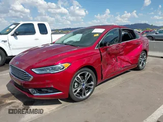 2017 Ford Fusion Titanium with VIN 3FA6P0K98HR207447, listed as a IAAI auction lot 42422213 with 59,549 mi miles and . Bid and sale history available at DreamBid. Image 17.