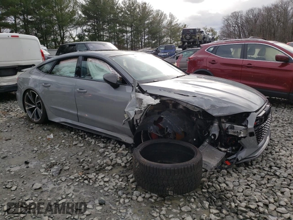 2021 Audi RS 7 z VIN WUAPCBF26MN906501, wystawiony jako Copart lot #37039103 z przebiegiem Nie podano mil oraz . Historia ofert i sprzedaży dostępna na DreamBid. Obrazek 4.