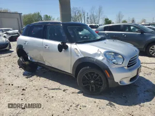 2014 MINI Countryman with VIN WMWZB3C53EWR38893, listed as a Copart auction lot 55091415 with 61,815 mi miles and Non Repairable. Bid and sale history available at DreamBid. Image 4.