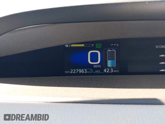 2016 Toyota Prius Two with VIN JTDKBRFU0G3514134, listed as a IAAI auction lot 41867373 with 227,963 mi miles and . Bid and sale history available at DreamBid. Image 16.