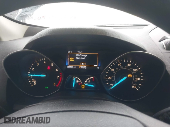 2017 Ford Escape SE with VIN 1FMCU0GD8HUB77633, listed as a IAAI auction lot 42158359 with 111,190 mi miles and . Bid and sale history available at DreamBid. Image 7.