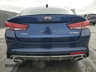 2018 Kia Optima SX with VIN 5XXGW4L24JG247796, listed as a Copart auction lot 51055825 with 106,915 mi miles and Salvage title. Bid and sale history available at DreamBid. Image 6.