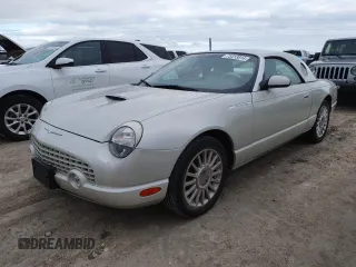 2005 Ford Thunderbird 50th Anniversary with VIN 1FAHP69A95Y108872, listed as a Copart auction lot 75413814 with Not Provided miles and Salvage Title. Bid and sale history available at DreamBid. Image 1.