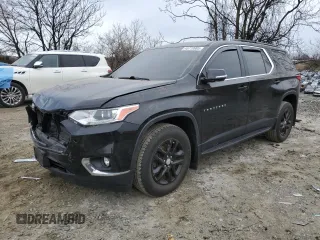 2019 Chevrolet Traverse LT Cloth with VIN 1GNERGKW4KJ125125, listed as a Copart auction lot 45719905 with 55,281 mi miles and Salvage Title. Bid and sale history available at carsss.com. Image 1.