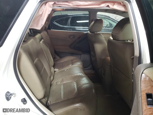 2012 Nissan Murano SL with VIN JN8AZ1MW2CW204528, listed as a Copart auction lot 47390035 with 116,466 mi miles and Salvage Title. Bid and sale history available at carsss.com. Image 10.