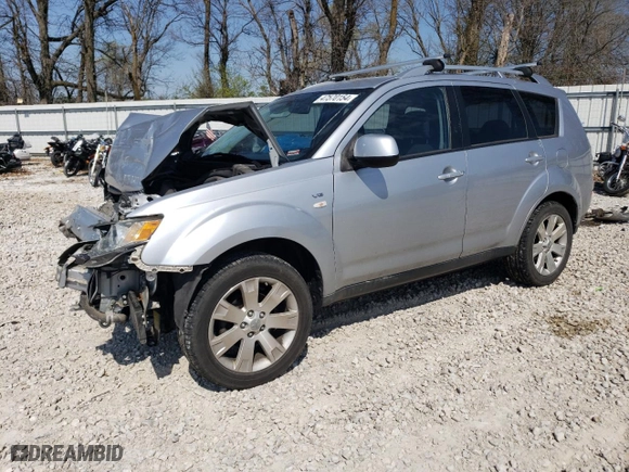 2008 Mitsubishi Outlander XLS with VIN JA4MS41X98Z002359, listed as a Copart auction lot 80348244 with 133,379 mi miles and Salvage Title. Bid and sale history available at carsss.com. Image 1.