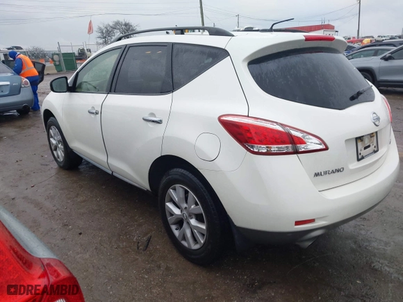 2012 Nissan Murano SL with VIN JN8AZ1MU2CW119929, listed as a IAAI auction lot 41479656 with 204,818 mi miles. Bid and sale history available at carsss.com. Image 3.