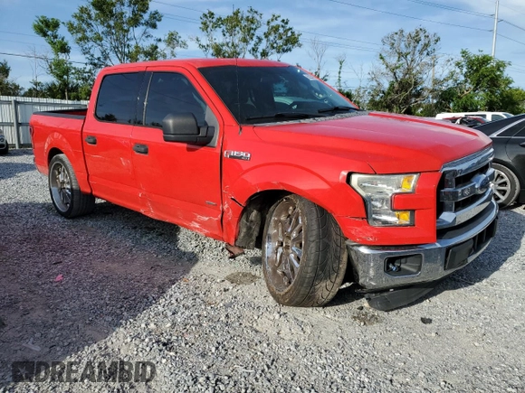 2016 Ford F-150 XL with VIN 1FTEW1CP0GFA50987, listed as a Copart auction lot 63233165 with 151,530 mi miles and Salvage title. Bid and sale history available at DreamBid. Image 4.