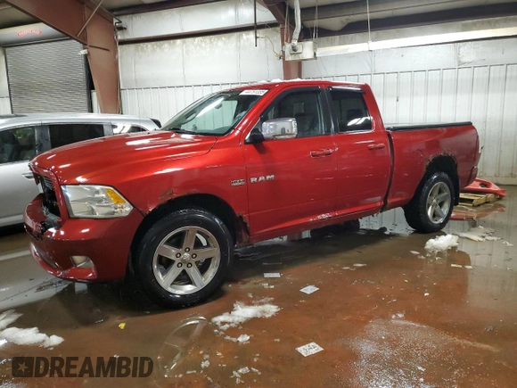 2010 Dodge 1500 TRX with VIN 1D7RV1GT5AS224052, listed as a Copart auction lot 44751335 with 145,212 mi miles and Clean Title. Bid and sale history available at carsss.com. Image 1.