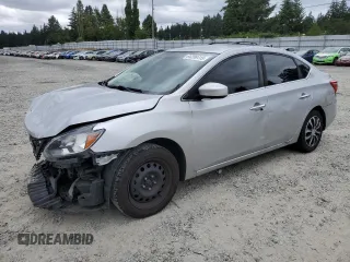2017 Nissan Sentra S with VIN 3N1AB7AP2HY355789, listed as a Copart auction lot 64208415 with 184,037 mi miles and Salvage title. Bid and sale history available at DreamBid. Image 1.