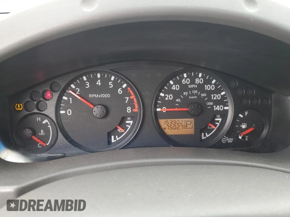 2007 Nissan Frontier SE with VIN 1N6AD07UX7C435647, listed as a Copart auction lot 59967955 with 153,902 mi miles and Salvage title. Bid and sale history available at DreamBid. Image 9.
