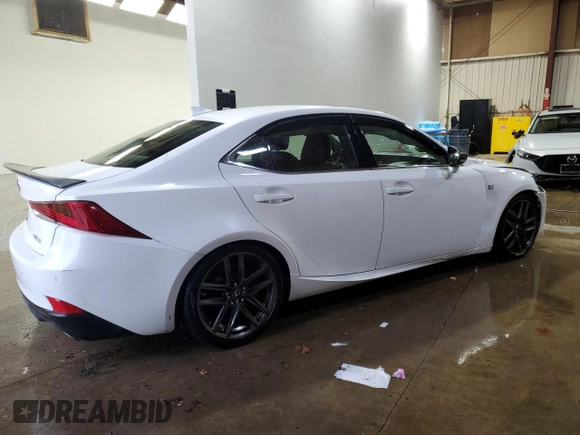 2018 Lexus IS with VIN JTHC81D2XJ5033176, listed as a Copart auction lot 47436975 with 53,219 mi miles and Clean Title. Bid and sale history available at carsss.com. Image 3.