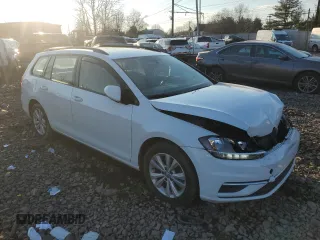 2018 Volkswagen Golf SportWagen S with VIN 3VW117AU6JM757489, listed as a Copart auction lot 46607335 with 79,408 mi miles and Salvage Title. Bid and sale history available at carsss.com. Image 4.