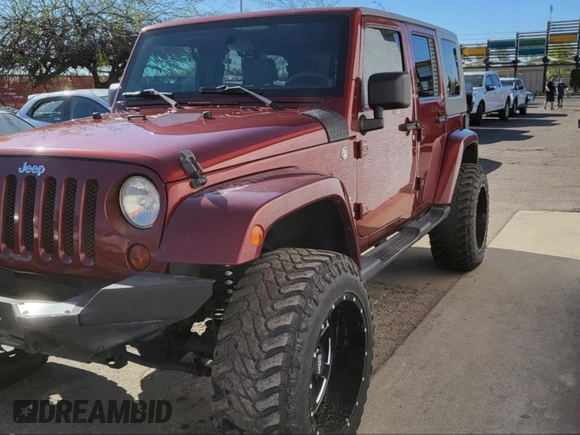 2010 Jeep Wrangler Unlimited Sahara with VIN 1J4BA5H10AL117474, listed as a IAAI auction lot 41969202 with 131,256 mi miles. Bid and sale history available at carsss.com. Image 2.