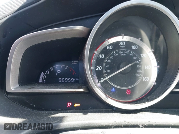 2016 Mazda 3 i Sport with VIN JM1BM1U73G1337468, listed as a IAAI auction lot 41824105 with 96,959 mi miles. Bid and sale history available at carsss.com. Image 16.
