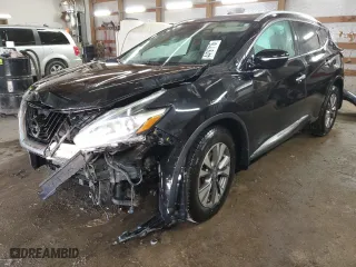 2015 Nissan Murano Platinum with VIN 5N1AZ2MG5FN232825, listed as a Copart auction lot 44197115 with 114,701 mi miles and Salvage Title. Bid and sale history available at carsss.com. Image 1.