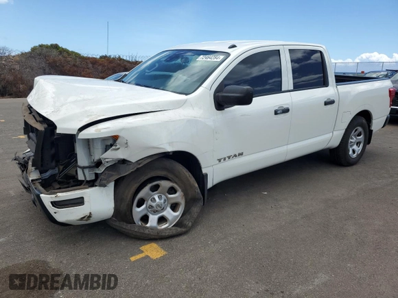 2021 Nissan Titan SV with VIN 1N6AA1EEXMN520000, listed as a Copart auction lot 72464284 with 58,470 mi miles and Non Repairable. Bid and sale history available at DreamBid. Image 1.