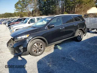 2019 Kia Sorento EX Sport V6 with VIN 5XYPH4A55KG503738, listed as a Copart auction lot 85773814 with 107,046 mi miles and Salvage Title. Bid and sale history available at carsss.com. Image 1.